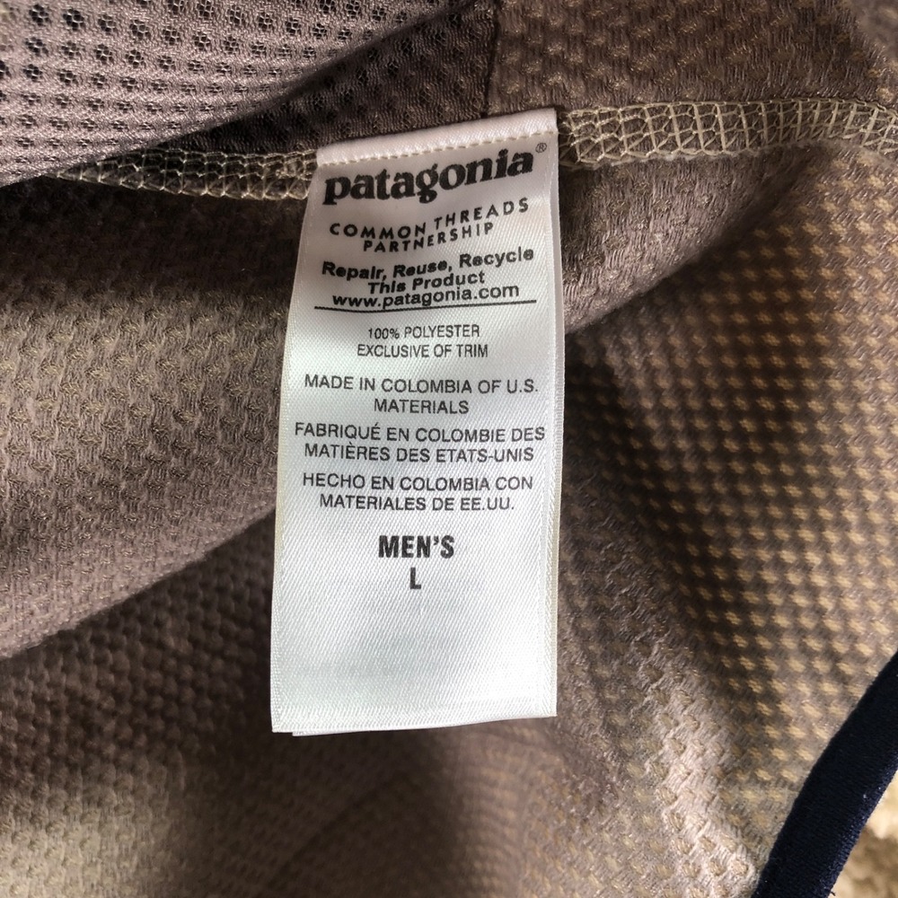 Patagonia Jacket Mens Large Natural Retro X Classic Fleece High Pile Fleece - Picture 10 of 11